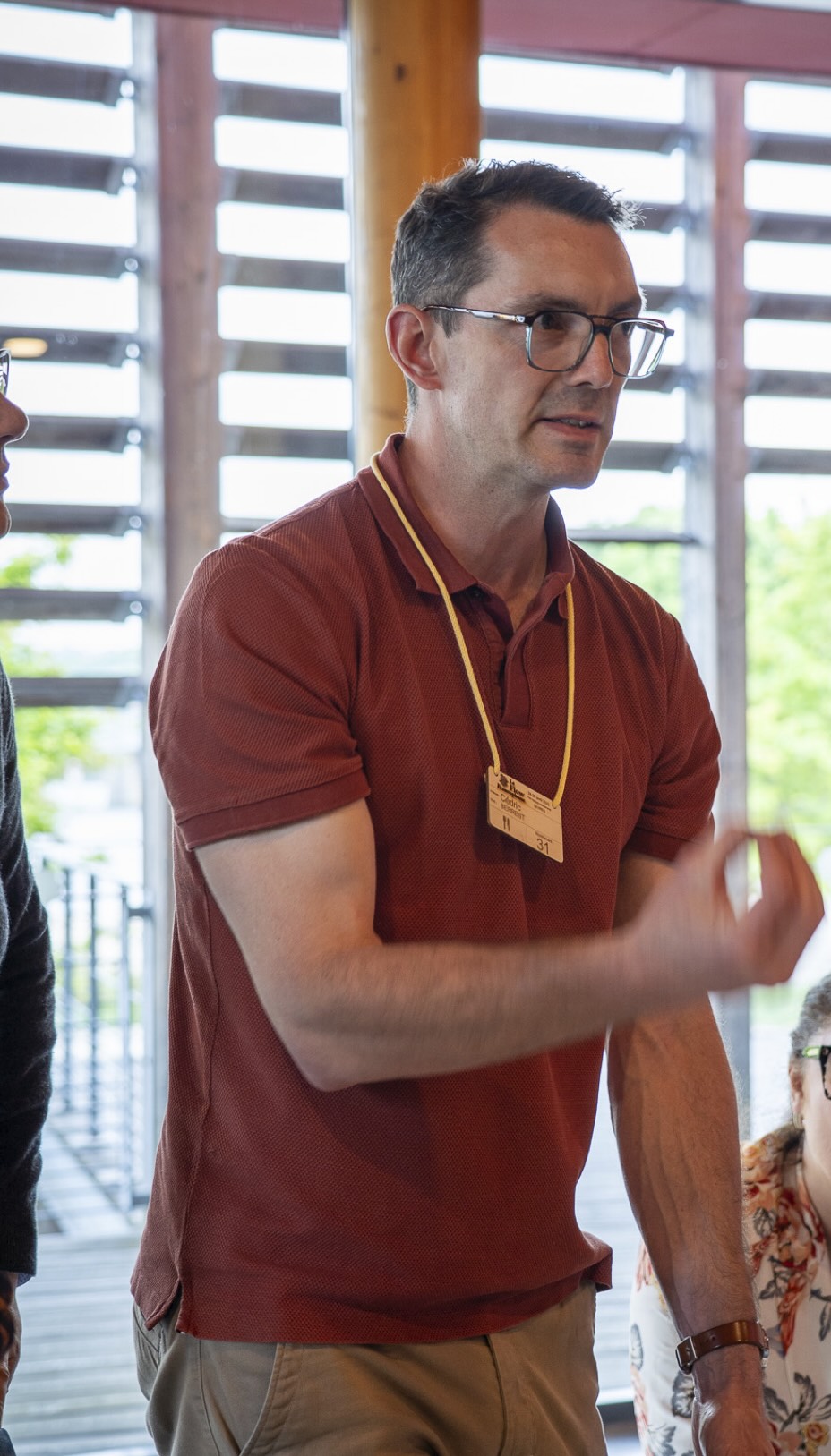 Cédric Berrest animant une formation professionnelle
